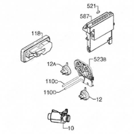 MODULE (REPÈRE 587) LAVE-VAISSELLE - 973911535018007