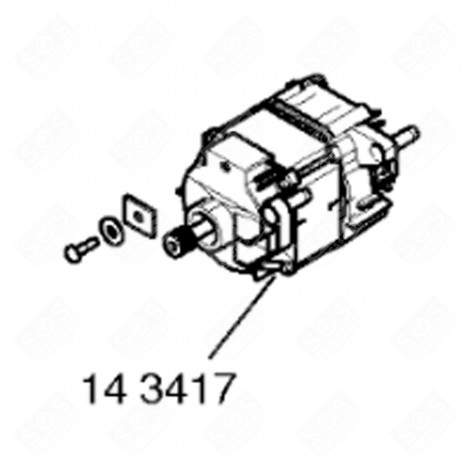 MOTEUR (REPÈRE 14 3417) LAVE-LINGE - 00143417