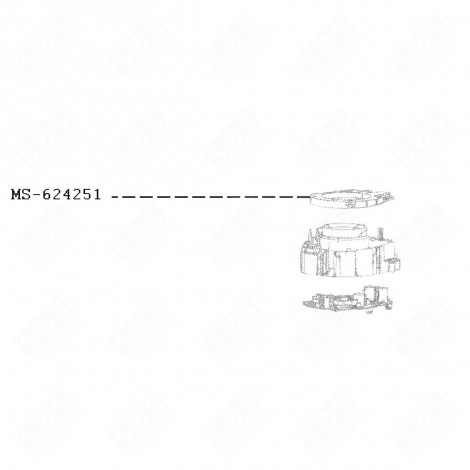 ISOLANT / RÉSISTANCE NESPRESSO VERTUO PLUS CAFETIÈRE, MACHINE À CAFÉ - MS-624251