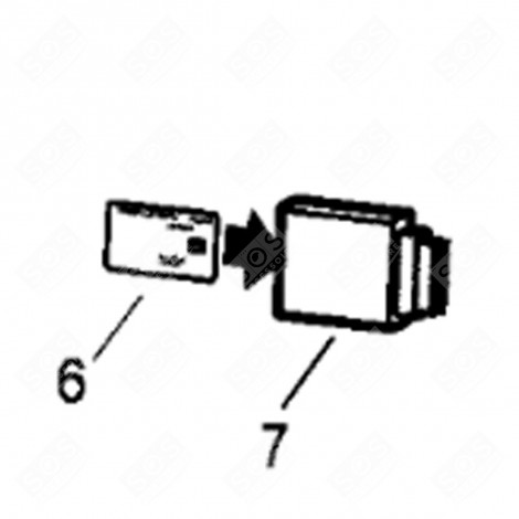 CARTE ÉLECTRONIQUE (REPÈRE 6) RÉFRIGÉRATEUR, CONGÉLATEUR - C00270781