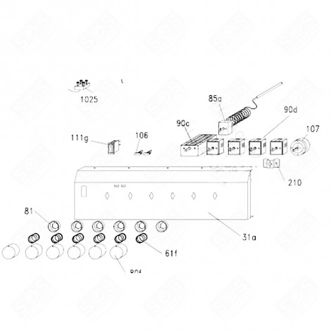 TABLEAU DE BORD FOUR, CUISINIÈRE - 42810978