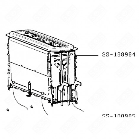 COMPARTIMENT CUISSON (REPÈRE SS-188984) DIVERS PETIT MÉNAGER - SS-188984