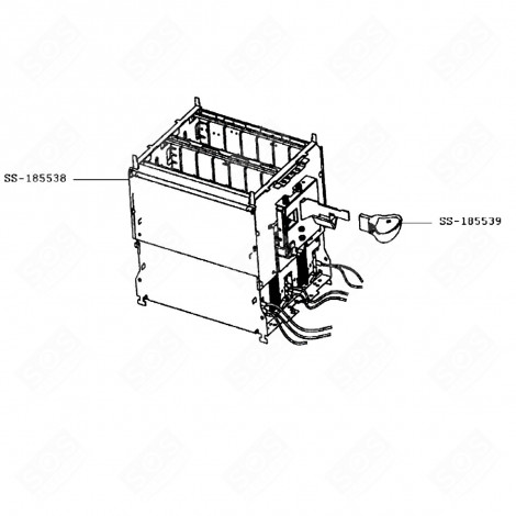 COMPARTIMENT CUISSON (REPÈRE SS-185538) DIVERS PETIT MÉNAGER - SS-185538