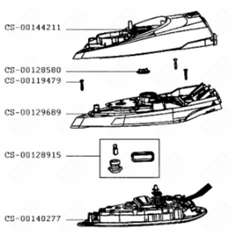 SEMELLE COMPLET (REPÈRE CS-00140277) CENTRALE VAPEUR, FER À REPASSER - CS-00140277