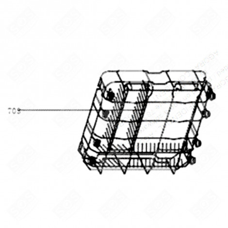 PANIER À COUVERTS LAVE-VAISSELLE - 445F57