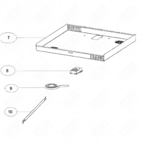 JOINT (REPÈRE 9) FOUR, CUISINIÈRE - 389J75