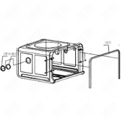 JOINT DE PORTE (REPÈRE C0071) LAVE-VAISSELLE - 673005800074