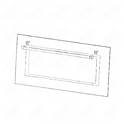 VITRE DE PORTE EXTÉRIEURE FOUR, CUISINIÈRE - 605A22