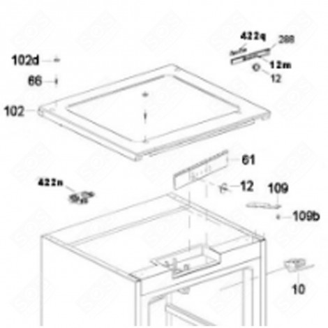 THERMOSTAT (REPÈRE 10) RÉFRIGÉRATEUR, CONGÉLATEUR - 49024281