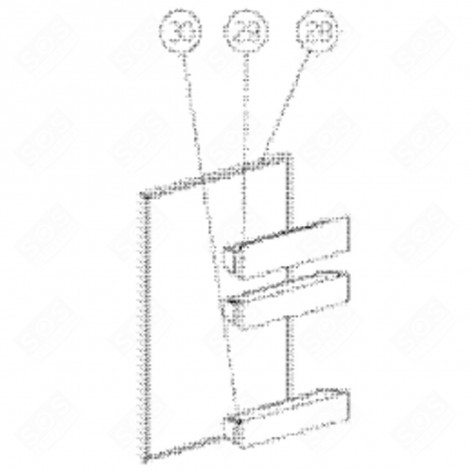 BALCONNET BOUTEILLES (REPÈRE 30) RÉFRIGÉRATEUR, CONGÉLATEUR - 137F13