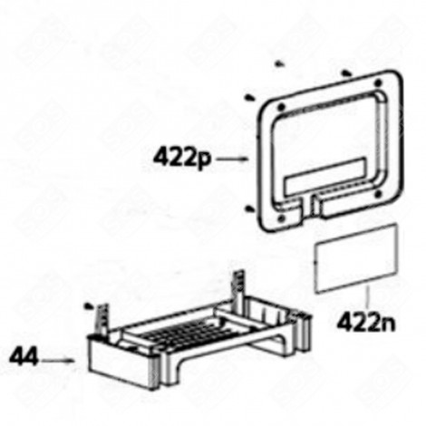 PLATINE ÉLECTRONIQUE (REPÈRE 422N) RÉFRIGÉRATEUR, CONGÉLATEUR - 49040061