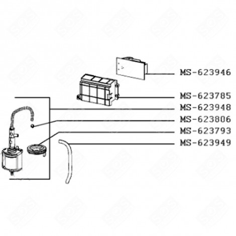 COLLIER (REPÈRE MS-623806) CAFETIÈRE, MACHINE À CAFÉ - MS-623806