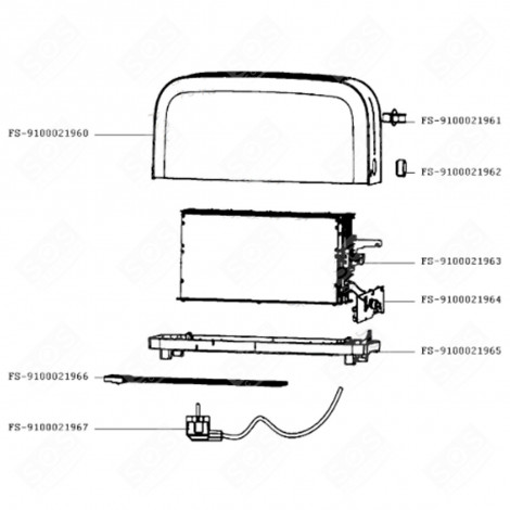 MODULE ÉLECTRONIQUE (REPÈRE FS-9100021964) MACHINE À PAIN - FS-9100021964