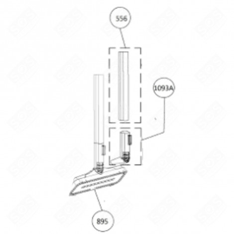 RACCORD (REPÈRE 1093) NETTOYEUR VAPEUR - 48009261