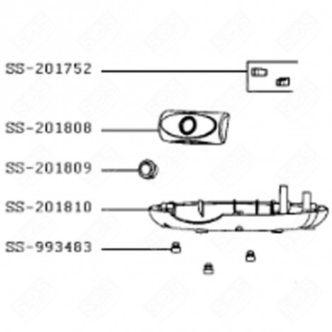 INTERRUPTEUR (REPÈRE SS-201809) ROBOT MÉNAGER - SS-201809