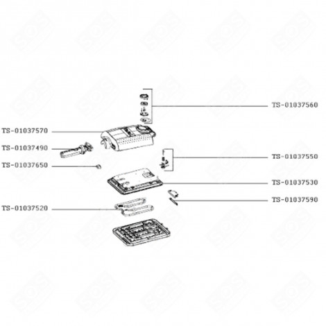 FUSIBLE (REPÈRE TS-01037640) GAUFRIER, CROQUE-MONSIEUR - TS-01037640