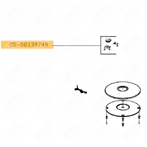 INTERRUPTEUR + BOUTON DIVERS PETIT MÉNAGER - CS-00139749