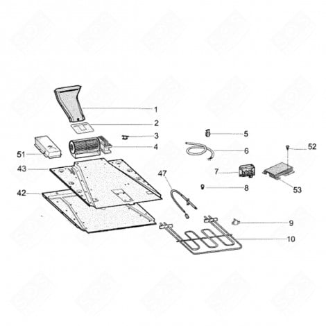 RÉDUCTEUR CHEMINÉE  (REPÈRE 2) FOUR, CUISINIÈRE - C00099212