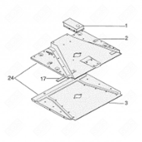 CANALISATION PYRO CLASS (REPÈRE 24) FOUR, CUISINIÈRE - C00116979