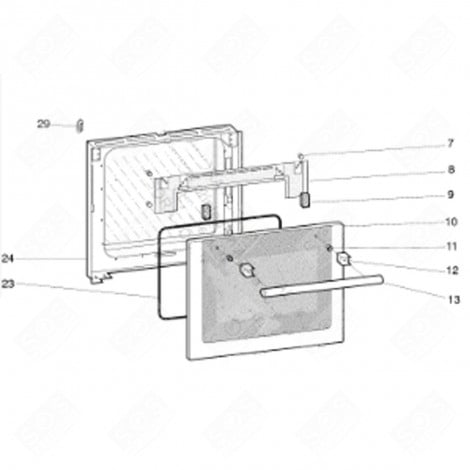 VIS DE FIXATION POIGNÉE (REPÈRE 13) FOUR, CUISINIÈRE - C00094457