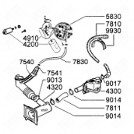 ECROU (REPÈRE 9014) LAVE-LINGE - 481950513084