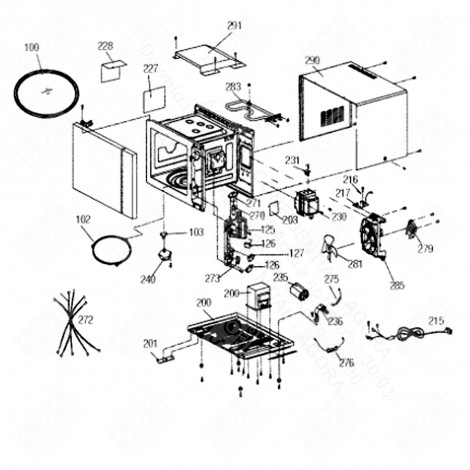 THERMOSTAT (REPÈRE 231) FOUR MICRO-ONDES - 72X3739