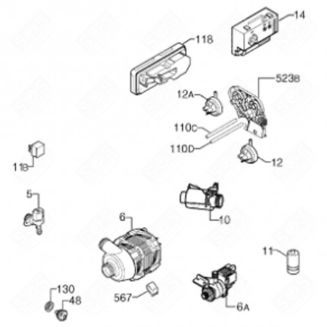 PROGRAMMATEUR (REPÈRE 14) LAVE-VAISSELLE - 973911519049028