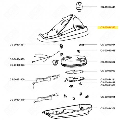 LOGO (REPÈRE CS-00094380) RÉFRIGÉRATEUR, CONGÉLATEUR - CS-00094380