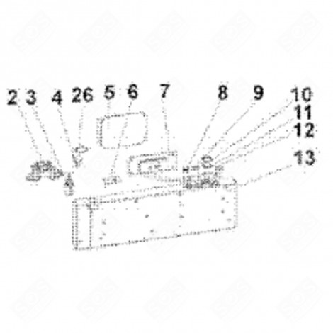 SERRURE DE SÉCURITÉ (REPÈRE 2) LAVE-VAISSELLE - 54052