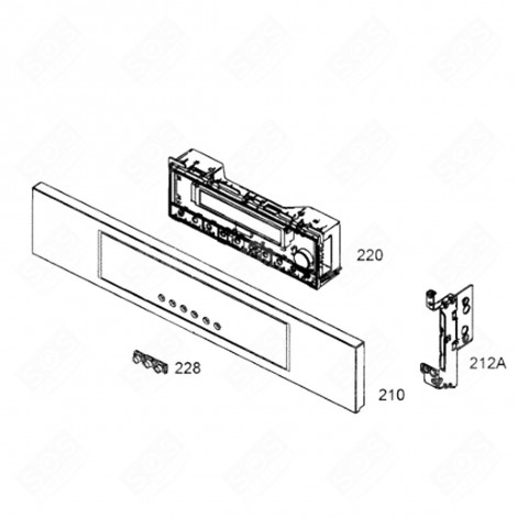 BOUTON FOUR, CUISINIÈRE - 3306185202