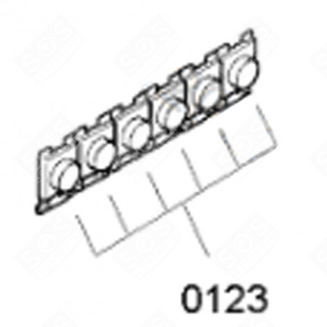 TOUCHE (REPÈRE 0123) LAVE-VAISSELLE - 00426958