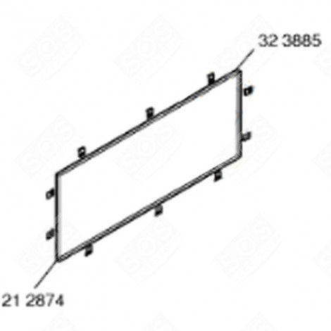 VITRE EXTÉRIEURE (REPÈRE 212874) FOUR, CUISINIÈRE - 00212874