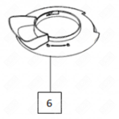 COUVERCLE BOL ROBOT MÉNAGER - CU001133