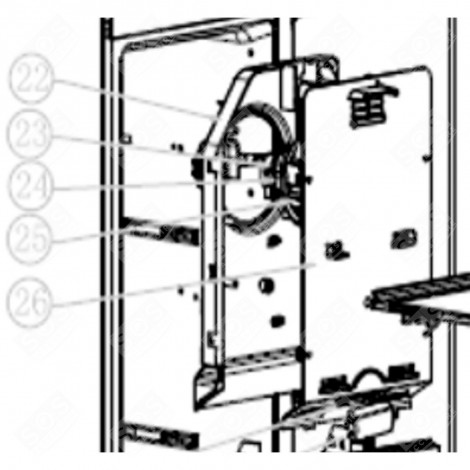 VENTILATEUR + CONVOYEUR (REPÈRE 26) RÉFRIGÉRATEUR, CONGÉLATEUR - FR000926