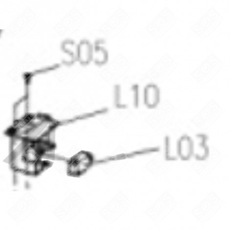 SÉCURITÉ DE PORTE DROITE (REPÈRE L10) FOUR, CUISINIÈRE - CU000256