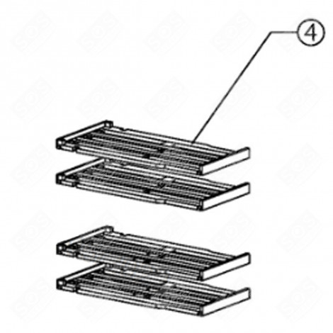 CLAYETTE, ÉTAGÈRE BOIS RÉFRIGÉRATEUR, CONGÉLATEUR - FR003987