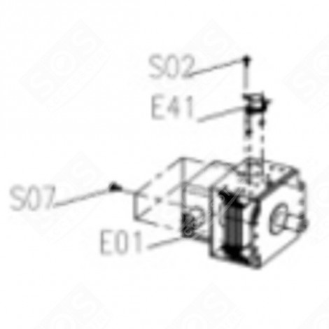 MAGNÉTRON (REPÈRE E01) FOUR, CUISINIÈRE - CU000642