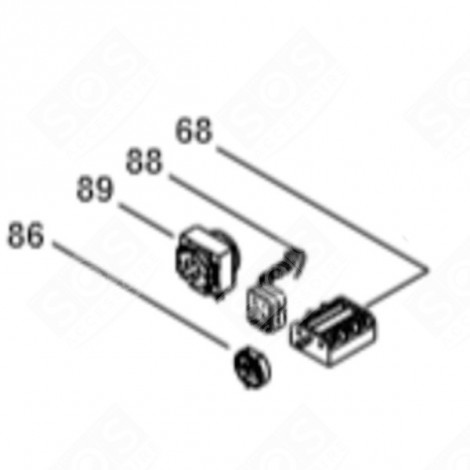 THERMOSTAT 250°C (REPÈRE 68) FOUR, CUISINIÈRE - CU004734