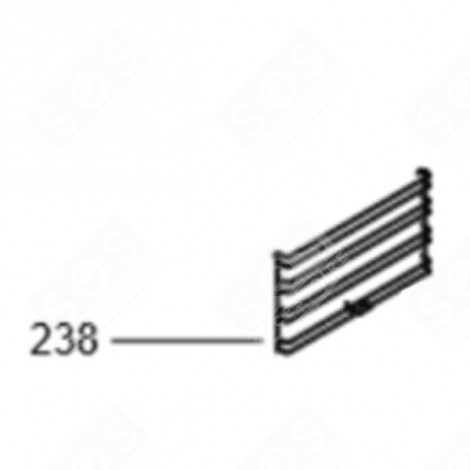 GRILLE LATERALE FOUR, CUISINIÈRE - CU004737