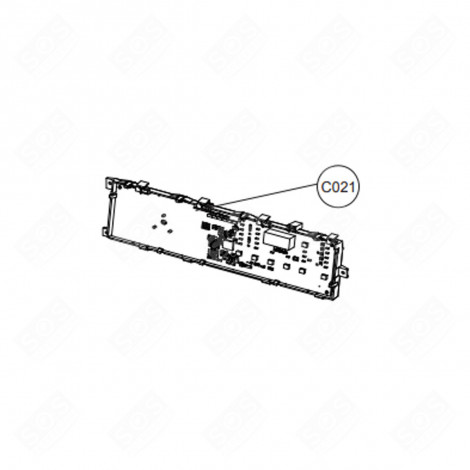 CARTE ÉLECTRONIQUE, MODULE DE PUISSANCE (REPÈRE C021) LAVE-LINGE - 2334401500