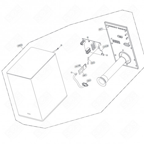 CAISSON DE BASSE REPÈRE A900 AUDIO, CHAÎNE HIFI - TCG37249238