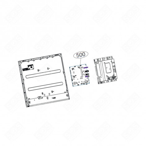 CARTE MÈRE REPÈRE 500 INFORMATIQUE - EBU66190001