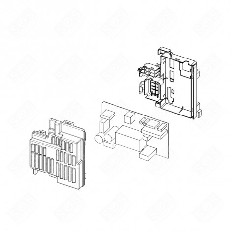 CARTE ÉLECTRONIQUE, MODULE DE PUISSANCE LAVE-LINGE - DC92-01082E