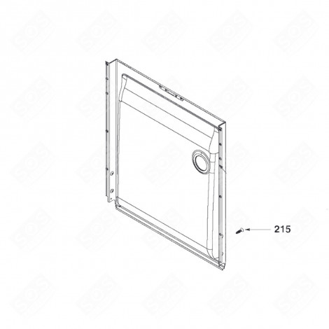 VIS CONTRE PORTE (REPÈRE 215) LAVE-VAISSELLE - 32X2128