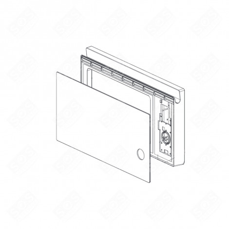 VITRE EXTÉRIEURE FOUR MICRO-ONDES - ADC75406705