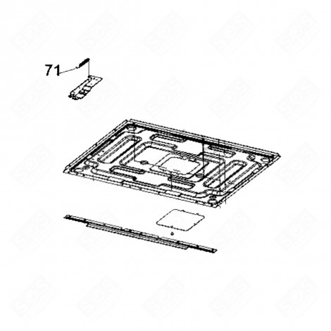 RESSORT (REPÈRE 71) FOUR MICRO-ONDES - C00309092