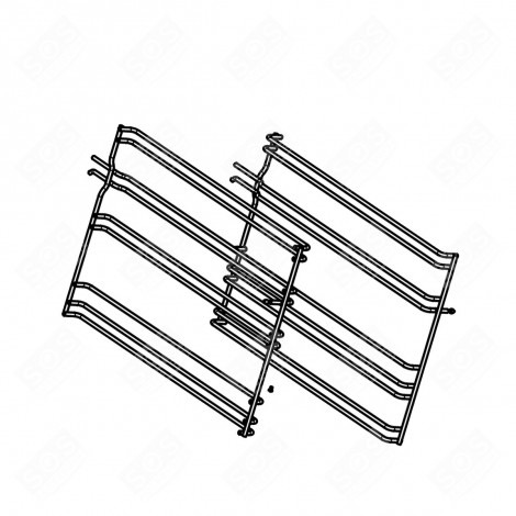 GRADINS  TÉLESCOPIQUE (DROIT ET GAUCHE) FOUR, CUISINIÈRE - 210444717, 210444355