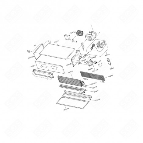 PLATINE CLIMATISEUR - 6871A20181B