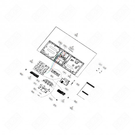 CARTE MÈRE REPÈRE 540 TÉLÉVISION - EBU66382302