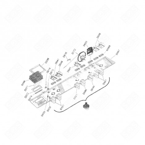 CARTE ÉLECTRONIQUE, PROGRAMMATEUR FOUR, CUISINIÈRE - 516017700